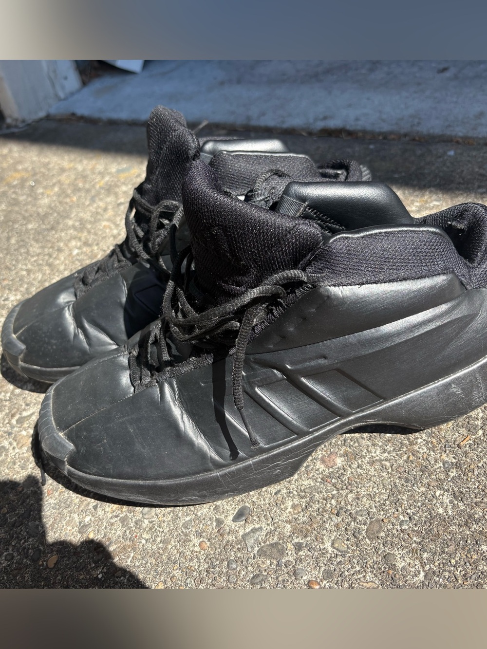 adidas Men's All-Black High-Top Sneakers